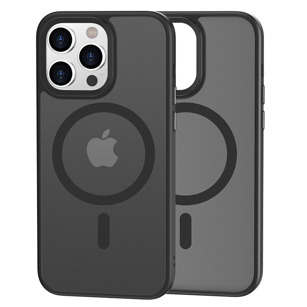 Magnetisk etui til iPhone 15 Pro Max PC TPU etui kompatibelt med MagSafe Skin-touch mat telefoncover Magnetisk etui til iPhone 15 Pro Max PC TPU etui kompatibelt med MagSafe Skin-touch mat telefoncover
